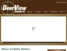 Tablet Screenshot of deerviewwindows.com
